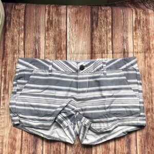 SO Striped Blue and White Shorts NWT